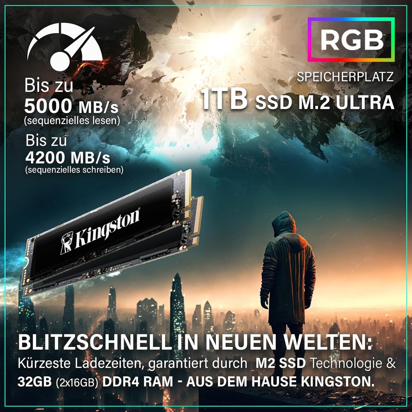 Greed® MK2 Pro - High End Gaming PC - Intel Core I7 12700F + Nvidia Geforce RTX 5070 12GB - Schneller RGB Computer + 4K Rechner Mit 5,2 GHZ - 32 GB DDR4 RAM - Wasserkühlung - 1TB SSD - WLAN + W11 Pro