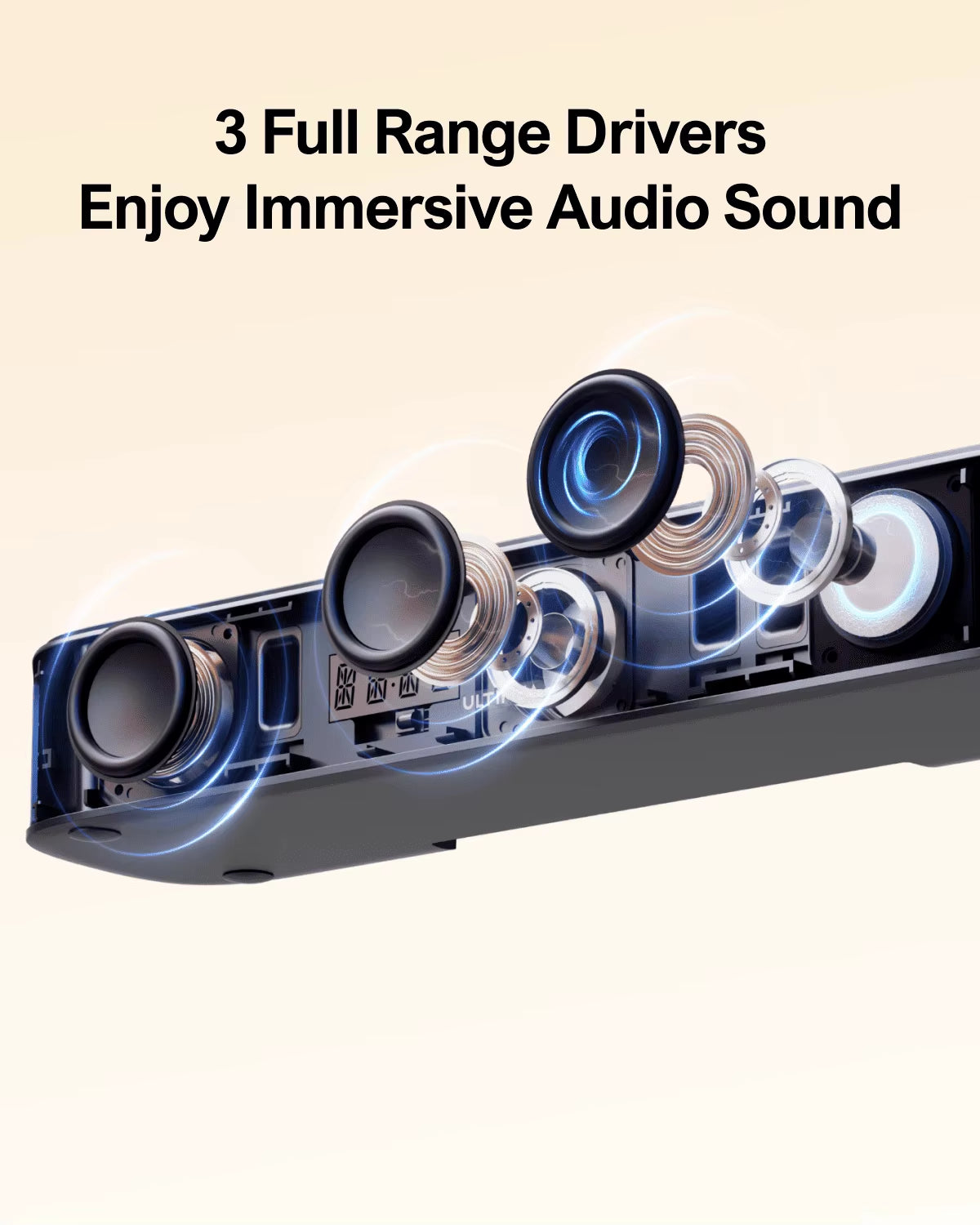 330W 7.1Ch Virtual Surround Soundbar,Tv Sound Bar with Subwoofer and 4 Surround Speakers, Smart App Control, Aura A40