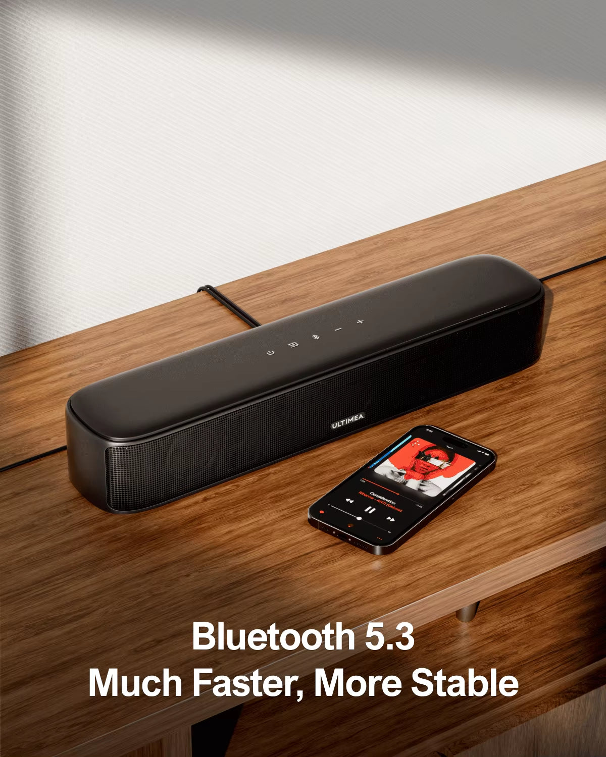 330W 7.1Ch Virtual Surround Soundbar,Tv Sound Bar with Subwoofer and 4 Surround Speakers, Smart App Control, Aura A40